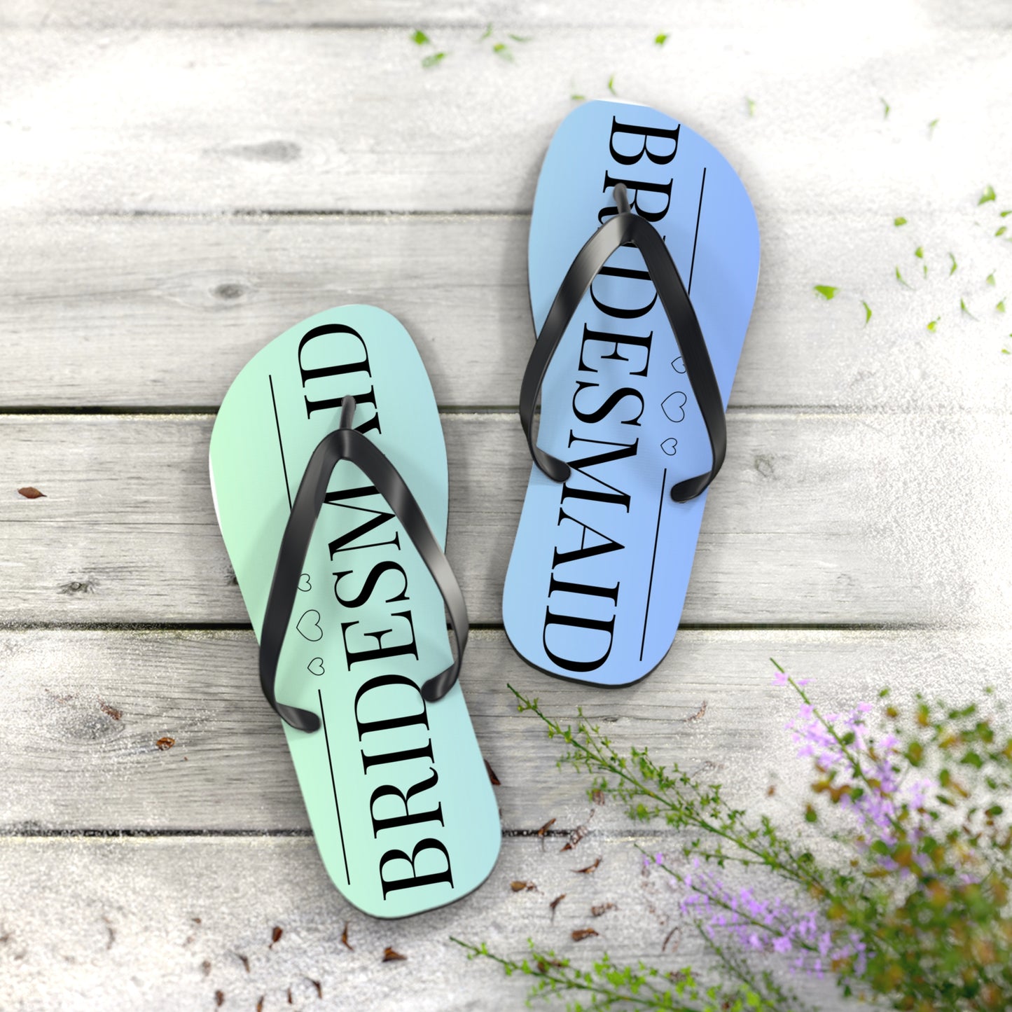"Bridesmaid" Flip Flops