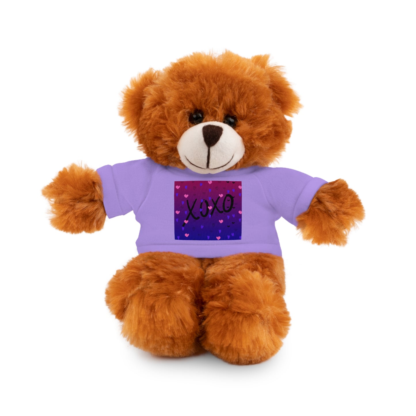 XOXO Stuffed Bear with T-Shirt - Perfect Gift for Valentine's Day & Kids
