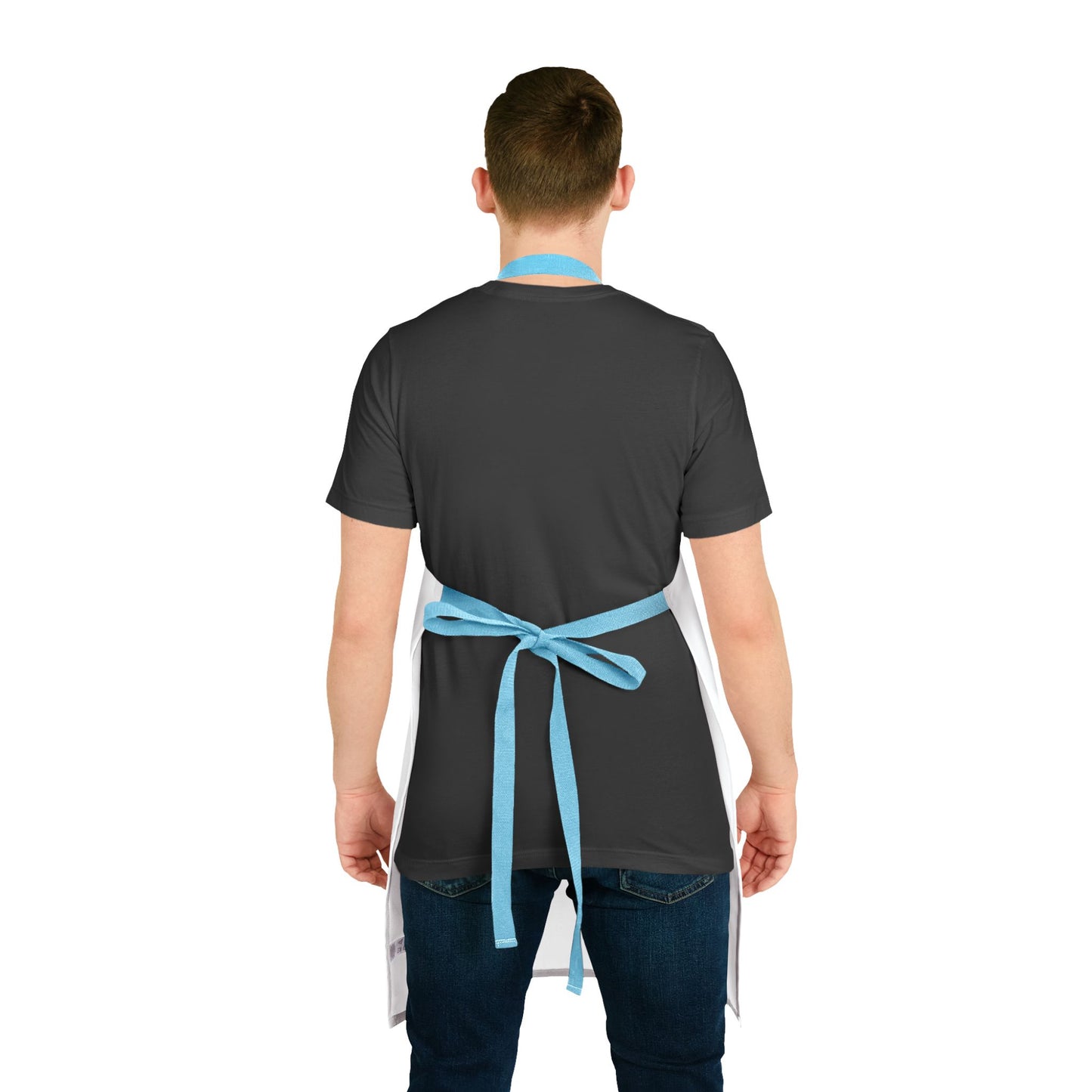 Customizable Apron with 5-Color Straps — Personalized Kitchen Apron