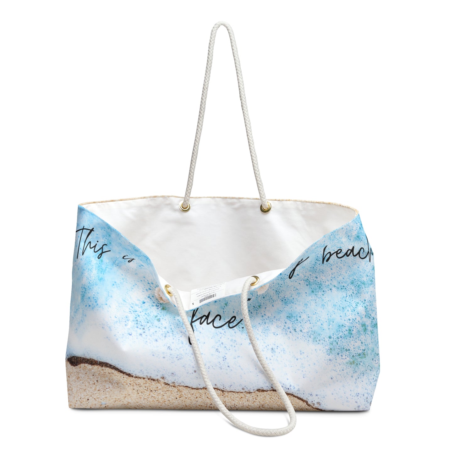 "Beach Face" Weekender Bag