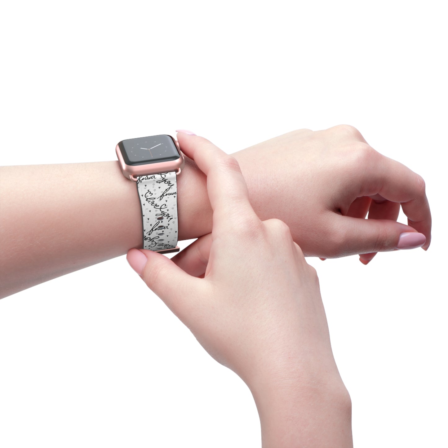 "Forever" Watch Band - Forever Love Script