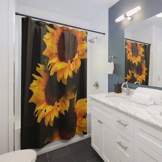 Vibrant Sunflower Shower Curtain