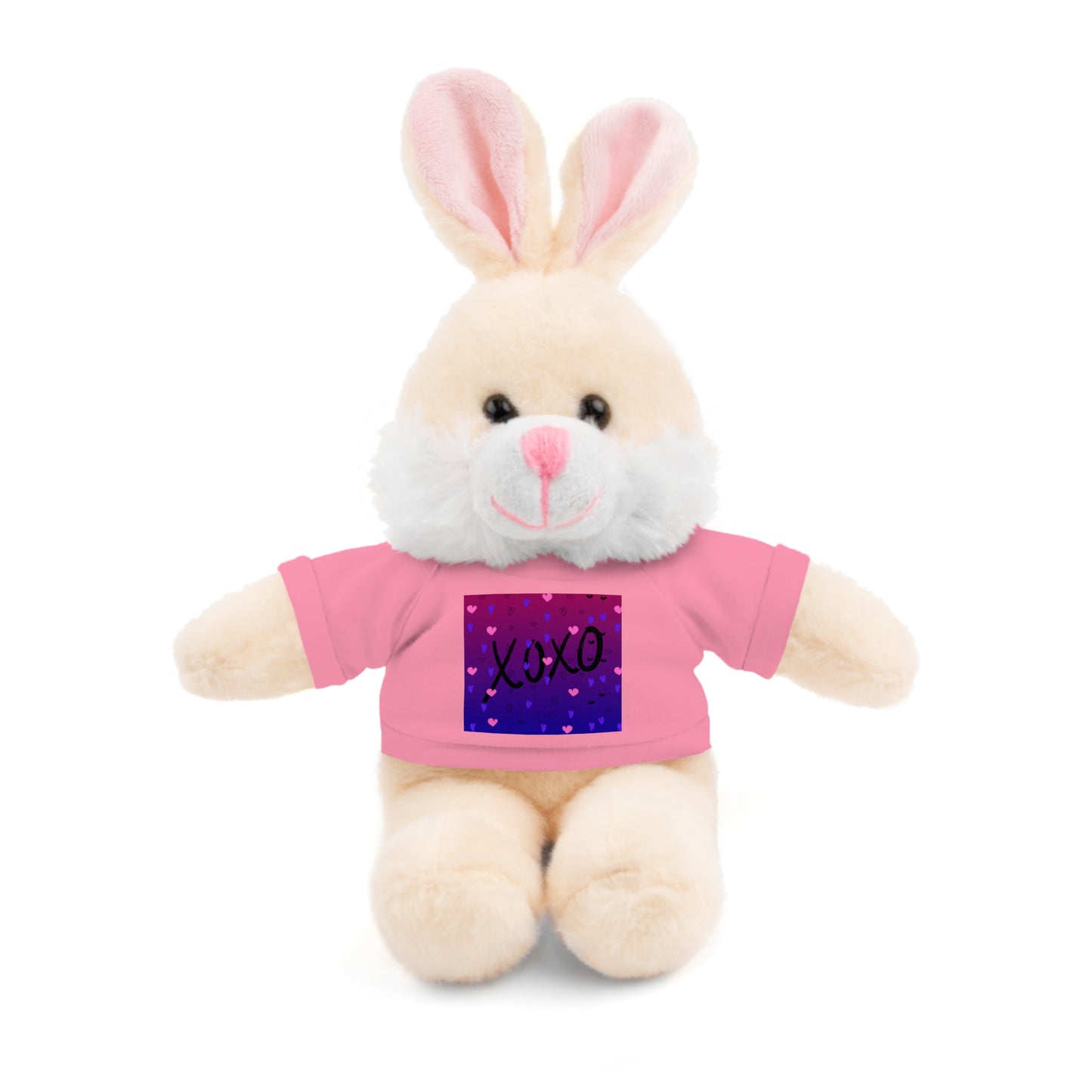 XOXO Stuffed Bear with T-Shirt - Perfect Gift for Valentine's Day & Kids