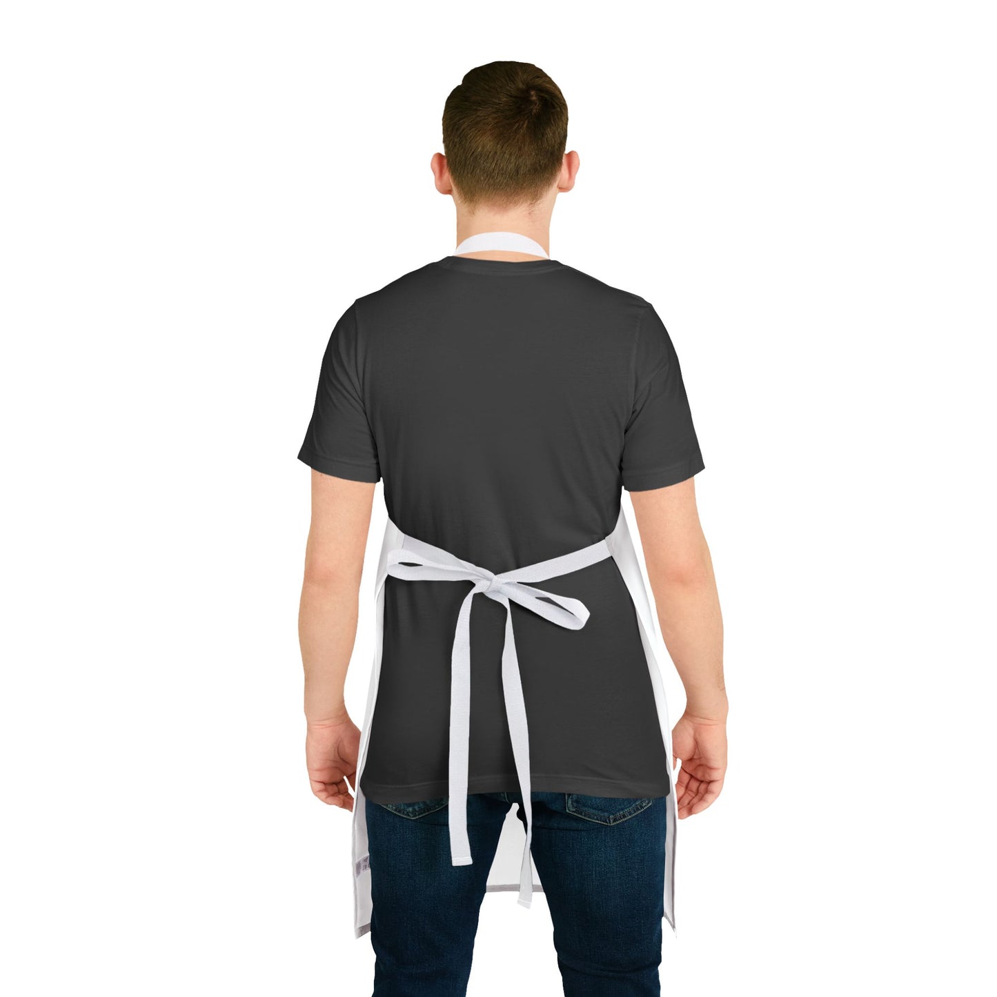 Customizable Apron with 5-Color Straps — Personalized Kitchen Apron