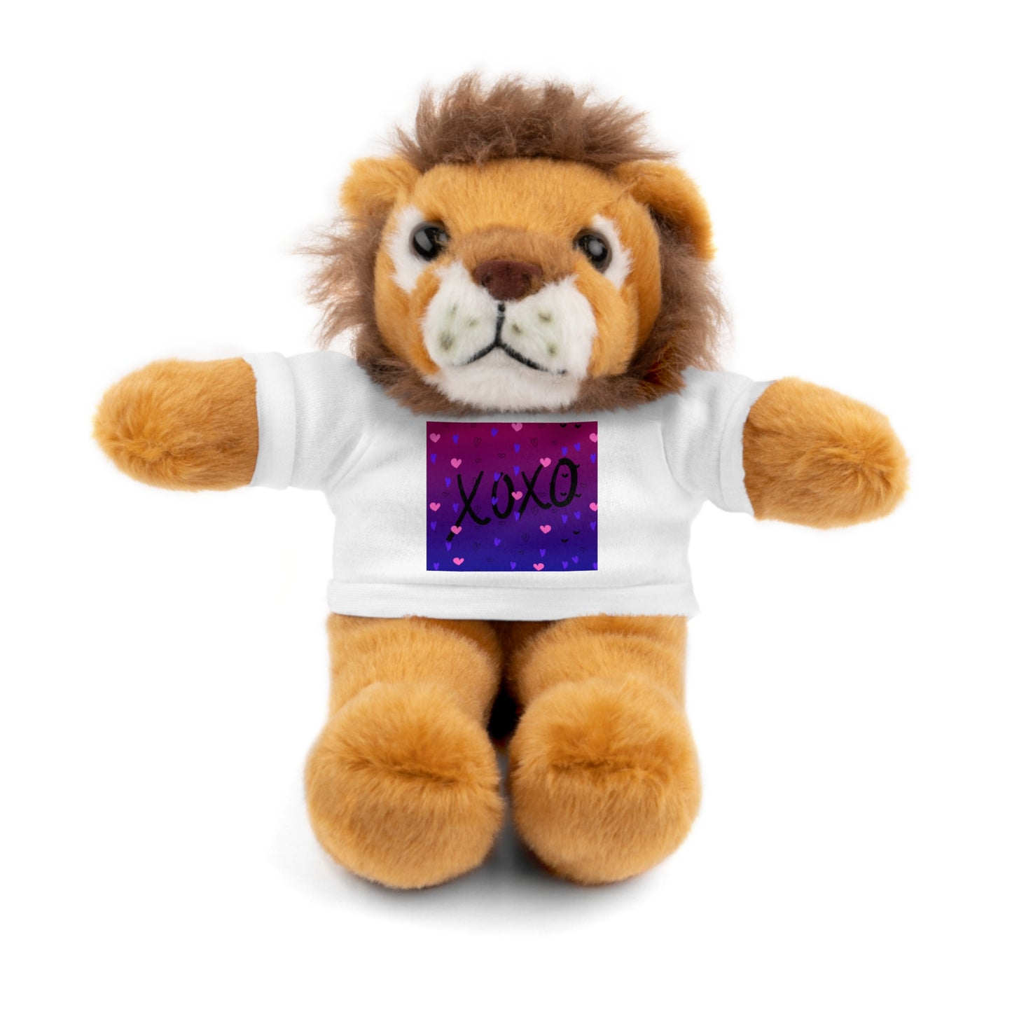 XOXO Stuffed Bear with T-Shirt - Perfect Gift for Valentine's Day & Kids