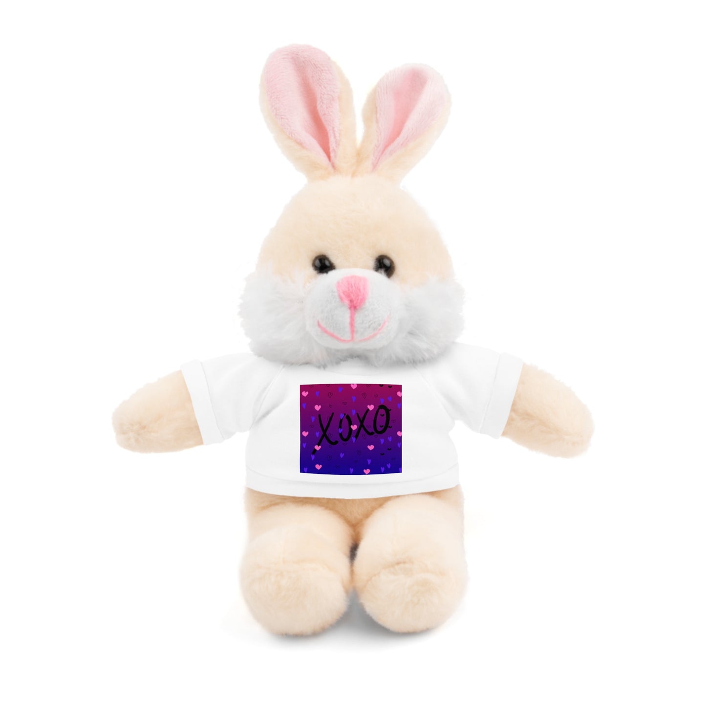 XOXO Stuffed Bear with T-Shirt - Perfect Gift for Valentine's Day & Kids