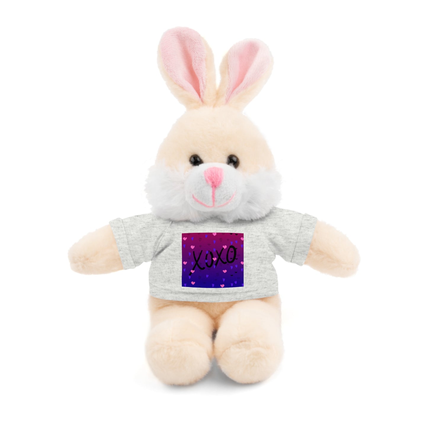 XOXO Stuffed Bear with T-Shirt - Perfect Gift for Valentine's Day & Kids
