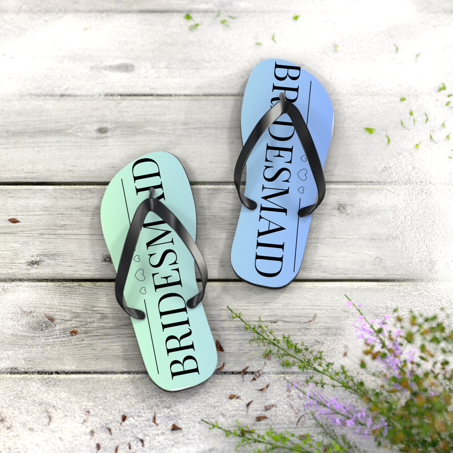 "Bridesmaid" Flip Flops