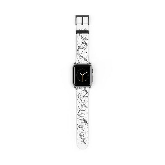 "Forever" Watch Band - Forever Love Script