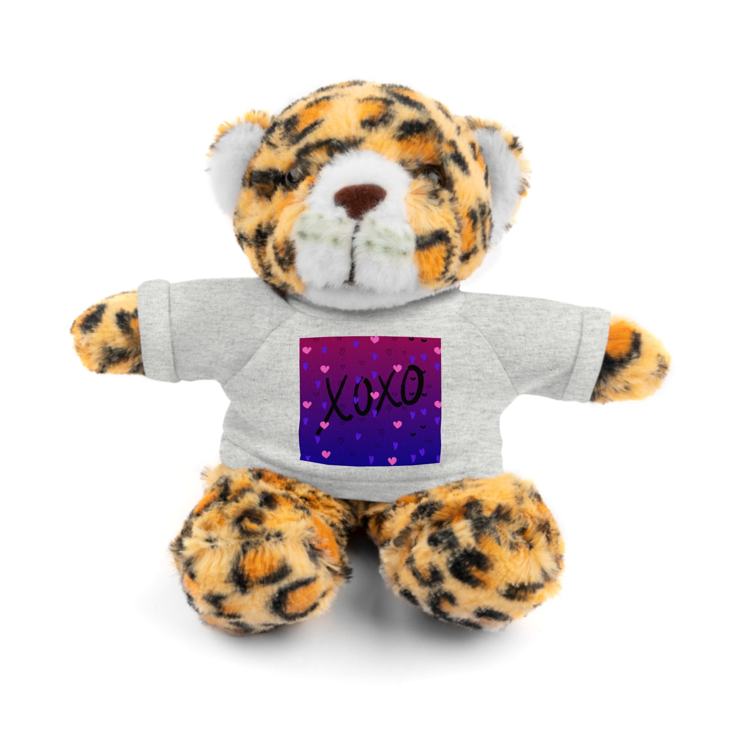 XOXO Stuffed Bear with T-Shirt - Perfect Gift for Valentine's Day & Kids